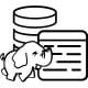 Hadoop data management icon