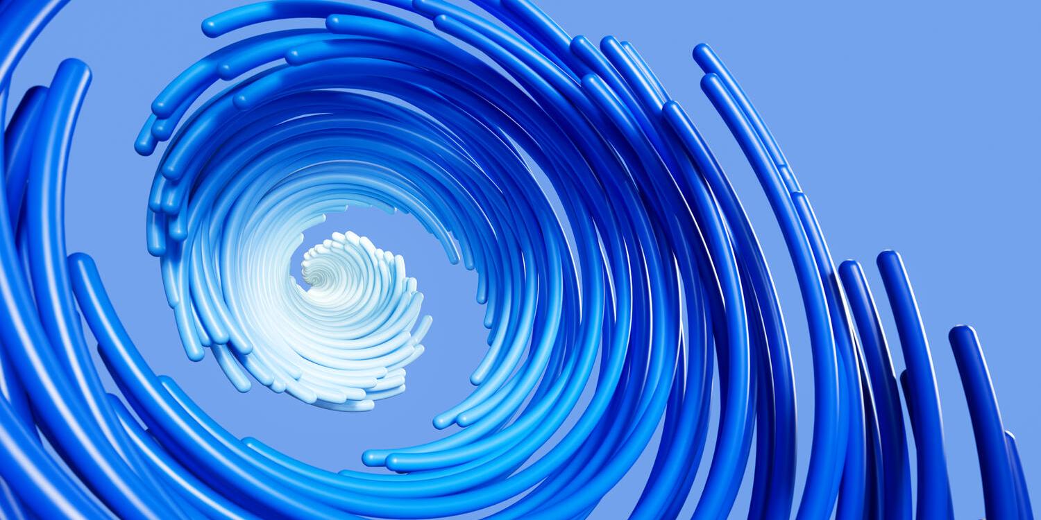 Multi-colored circles knotting together