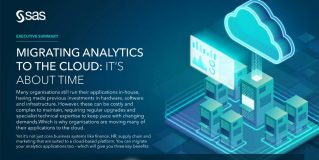 Migrating Analytics to the Cloud: It's About Time