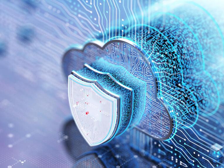Shield and Cloud conceptual image