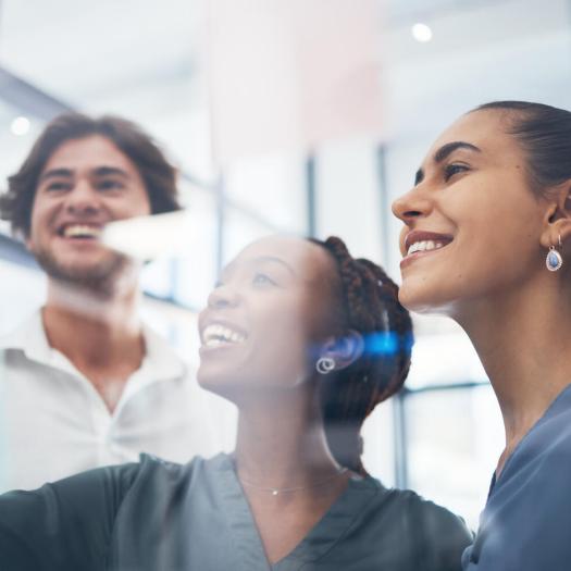 Business team collaborating