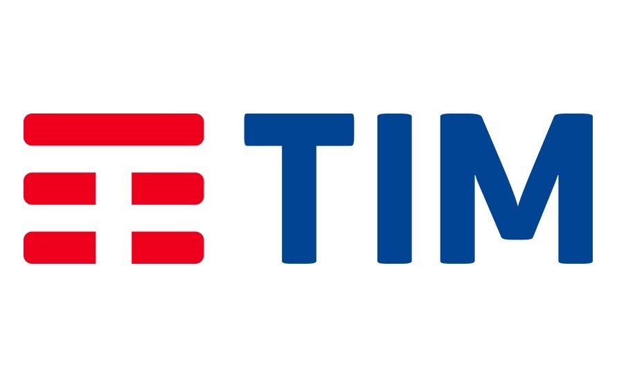 Telekom Italia logo - white