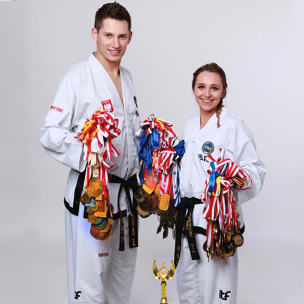 Mateusz Mróz with the sport medals