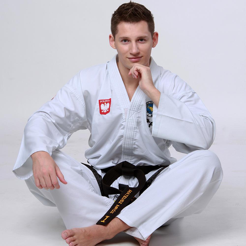Mateusz Mróz sitting in a sportswear