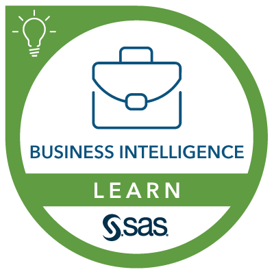 SAS Learn Badge for Business Intelligence