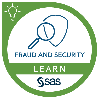 SAS Learn Badge for Fraud and Security