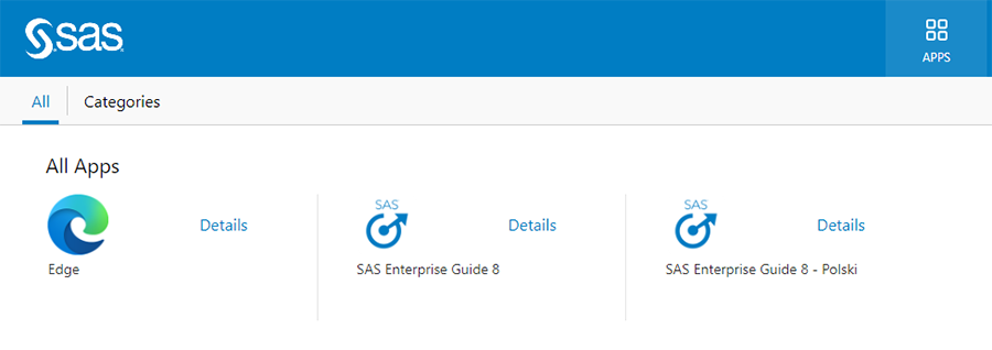 SAS Enterprise Guide - All Apps