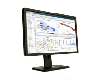 Visual Analytics screen on monitor