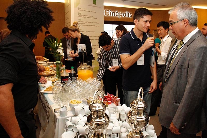 SAS Data Management Forum - Coffee break é servido para os participantes