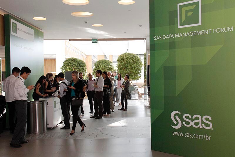 SAS Data Management Forum - Recepção do evento. 