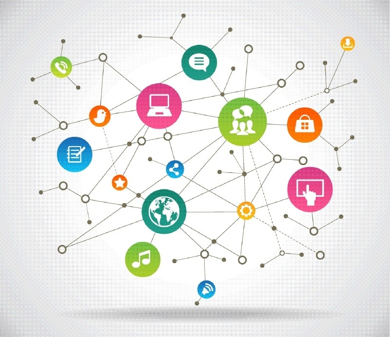 Data Science Using Big Data Female shopping with cell phone