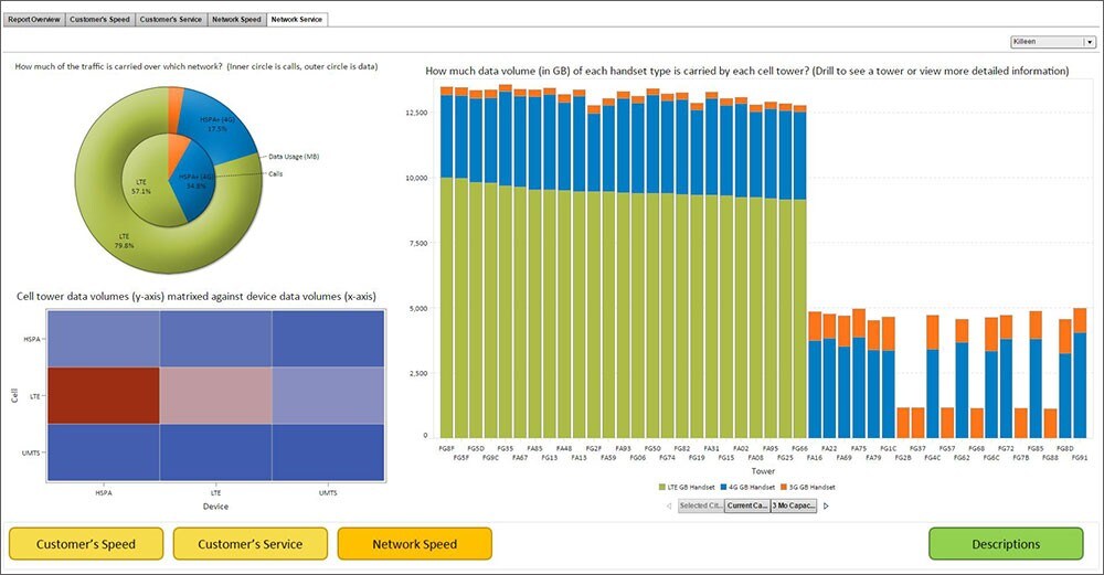 SAS Visual Analytics network service performance report thumbnail
