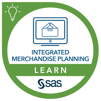 SAS Learn Badge for Merchandise Planning