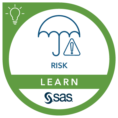 SAS Learn Badge for Risk