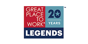 Great place to work 20 years legends award Great place to work 20 years legends award