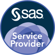 SAS Service Provider badge art, round format, midnight background