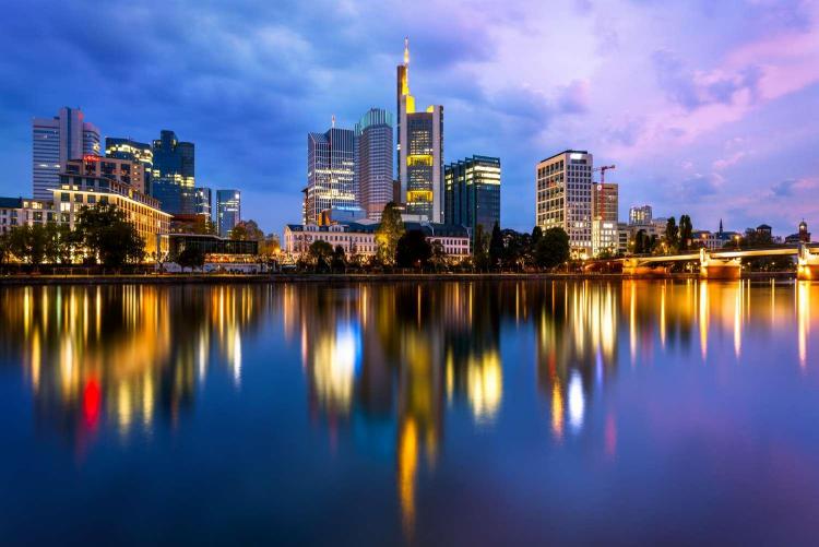 Early Morning, Skyline, Frankfurt, Germany