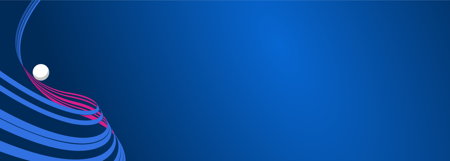 Blue gradient background with ribbons and sphere Blue gradient background with ribbons and sphere