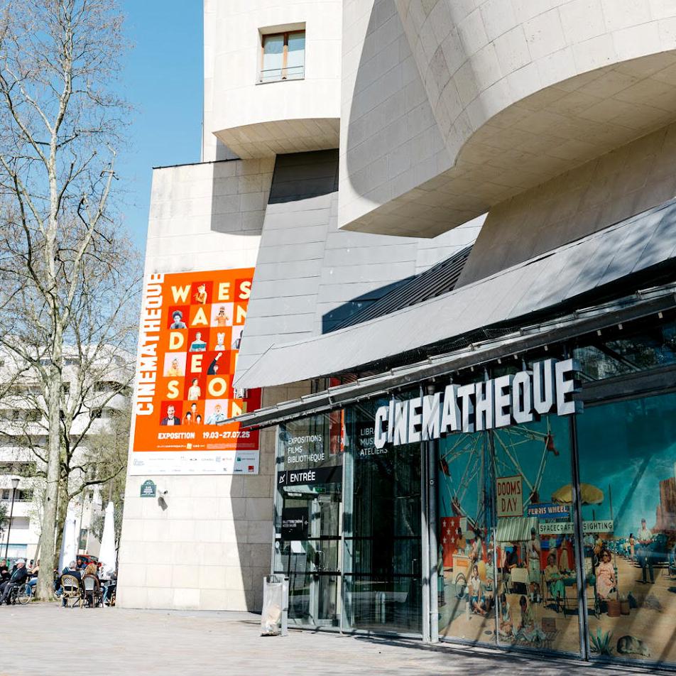 Cinematheque building in Paris, France