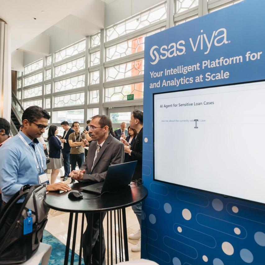 SAS Viya booth at SAS Innovate on Tour Singapore 2025