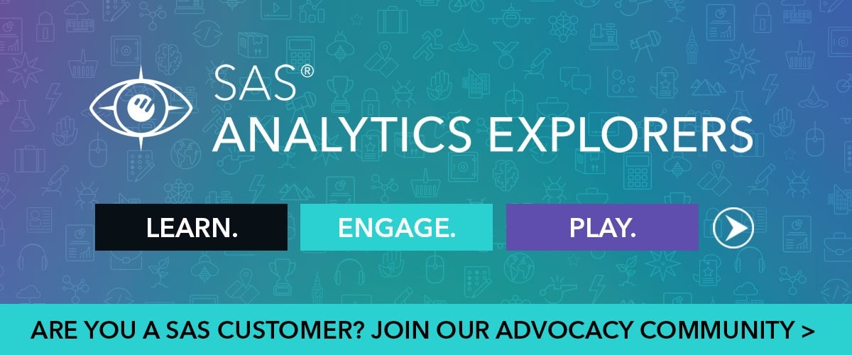 SAS Analytics Explorers Community