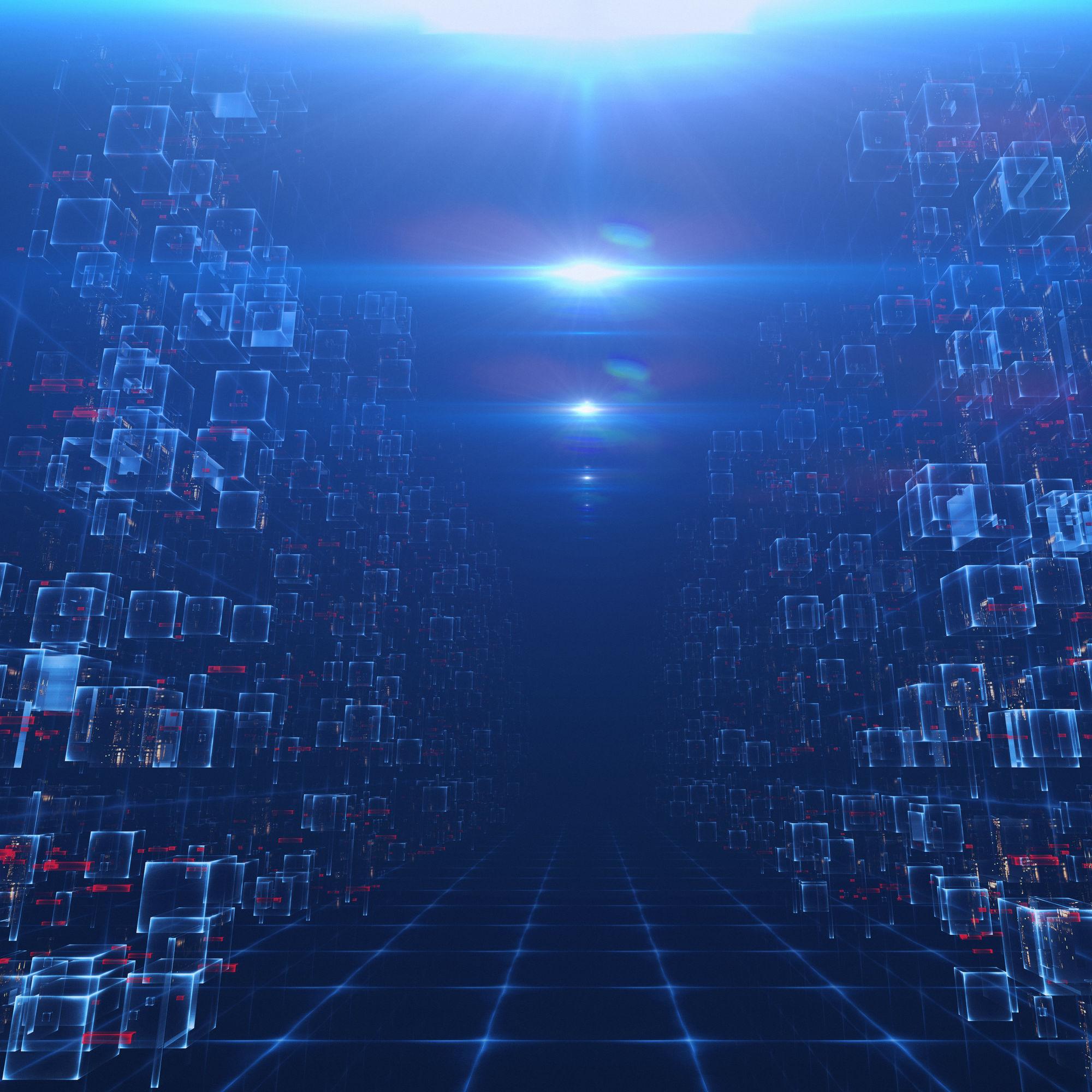 Blockchain background Blockchain background