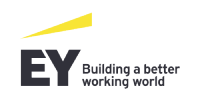 Ernst & Young with tagline in horizontal format