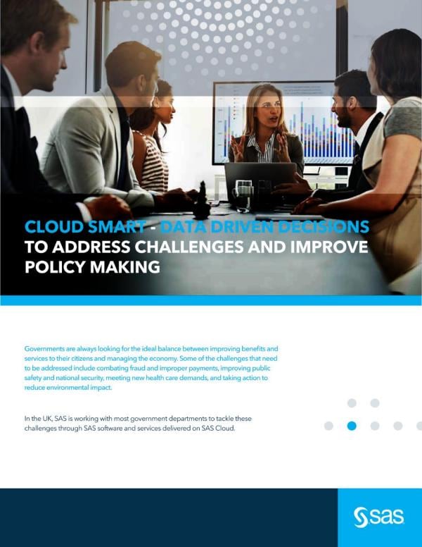 Cloud Smart - Data driven decisions to address challenges and improve policy making