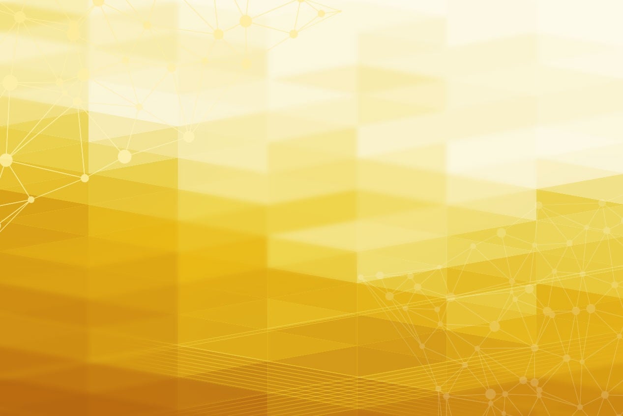 Background of Abstract Yellow Diamonds