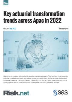 Risk.net: Key actuarial transformation trends across APAC in 2022 (Survey Report)