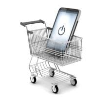 Shopping Cart with Mobile