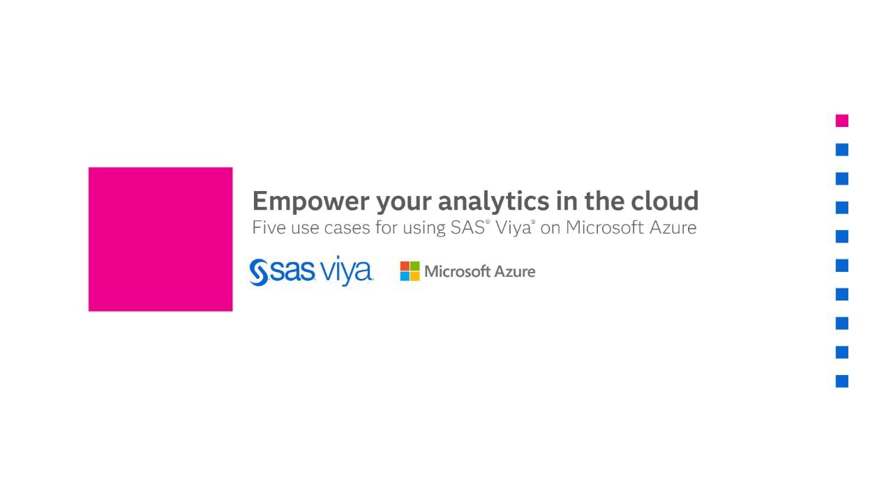 Empower your analytics in the cloud e-book