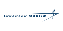 Lockheed Martin logo in blue
