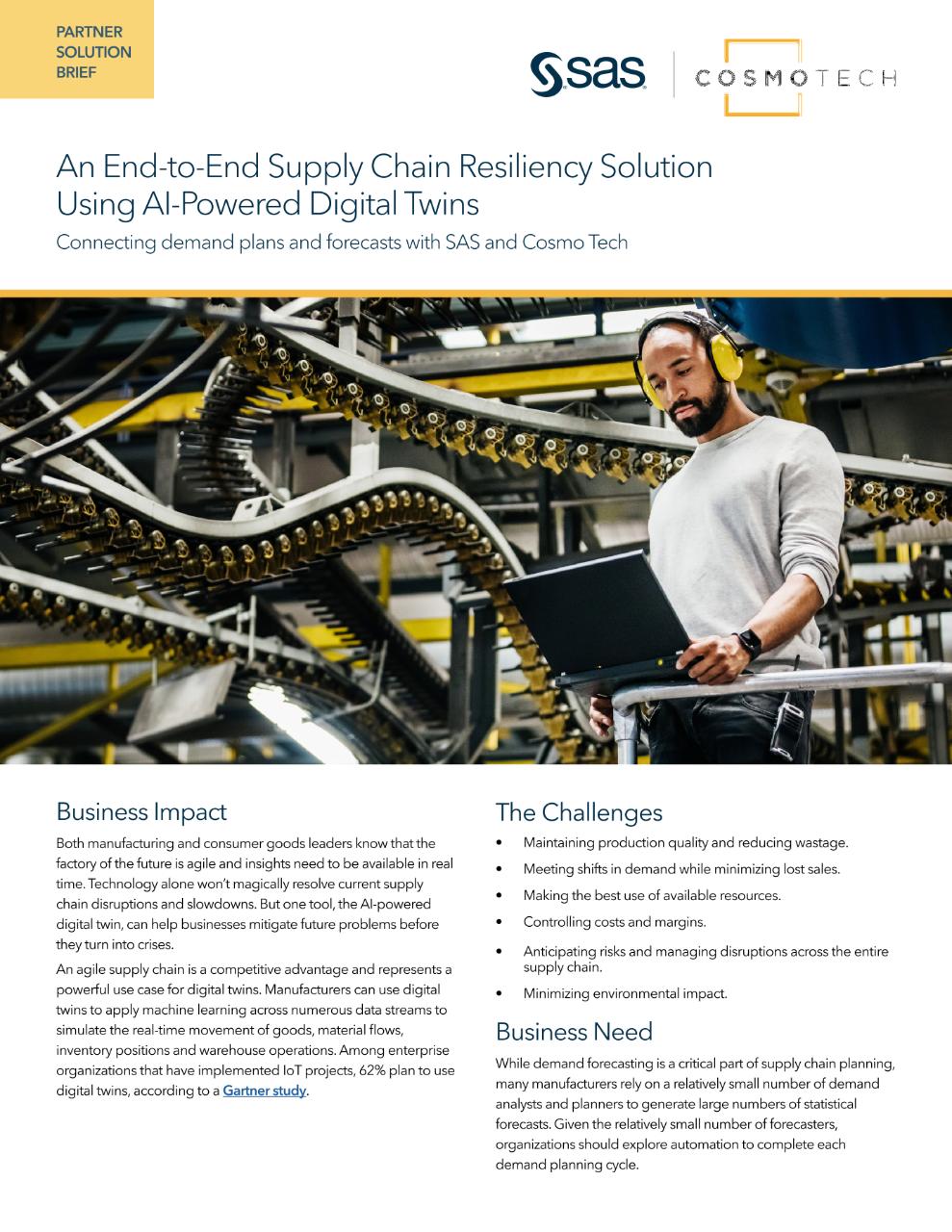 Read the SAS and Cosmo Tech solution brief