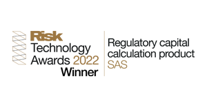 Yılın Risk Teknoloji Ödülleri düzenleyici sermaye hesaplama ürünü logosu