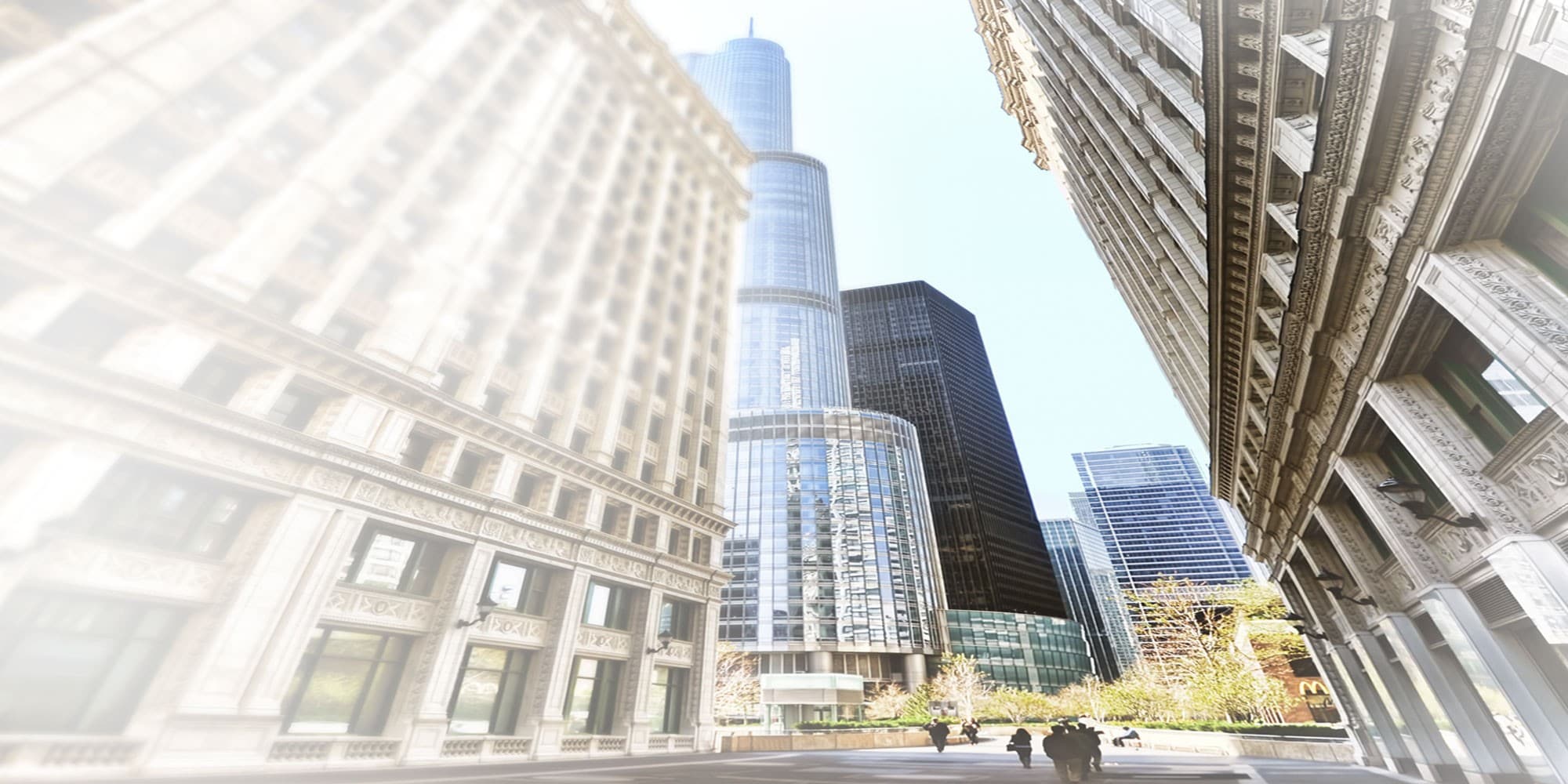 A street view of Chicago