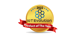 2022 年 IoT Evolution 产品奖徽标