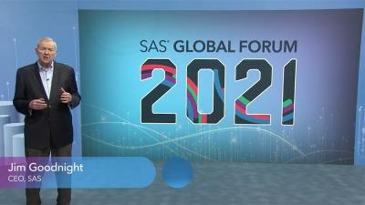 SAS 全球線上峰會：SAS 全球論壇 2021 的 Jim Goodnight 精選會議
