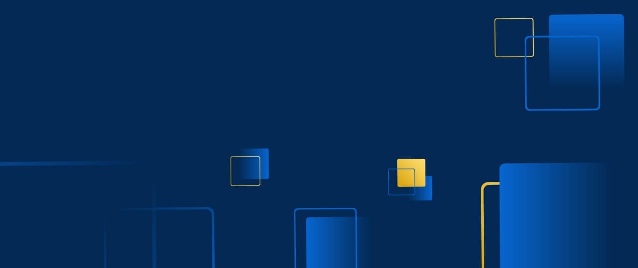 Blue and Yellow Squares